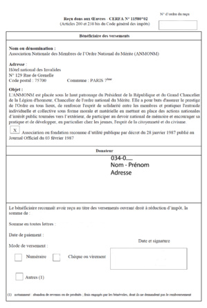 Dons aux associations - ANMONM Dons aux associations - ANMONM