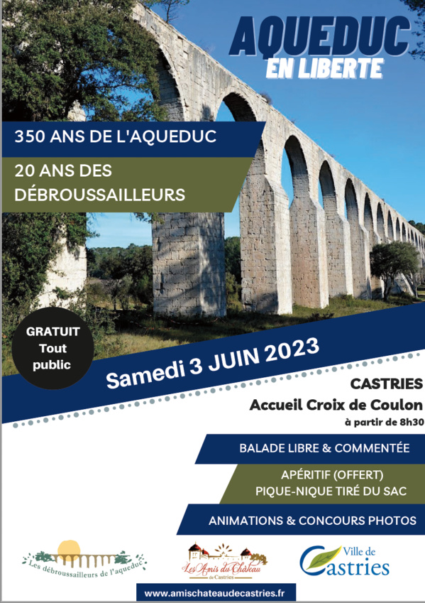 Idée de balade « Aqueduc en liberté » Castries Idée de balade « Aqueduc en liberté » Castries
