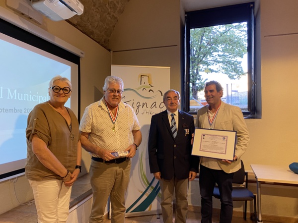 Mardi 19 septembre 2023 - Gignac - Remise officielle du premier prix départemental de l'initiative mémorielle Mardi 19 septembre 2023 - Gignac - Remise officielle du premier prix départemental de l'initiative mémorielle