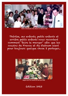 Livre de recettes vietnamiennes familiales