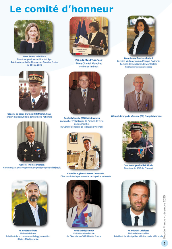 Comité d'honneur de la section de l'Hérault Comité d'honneur de la section de l'Hérault