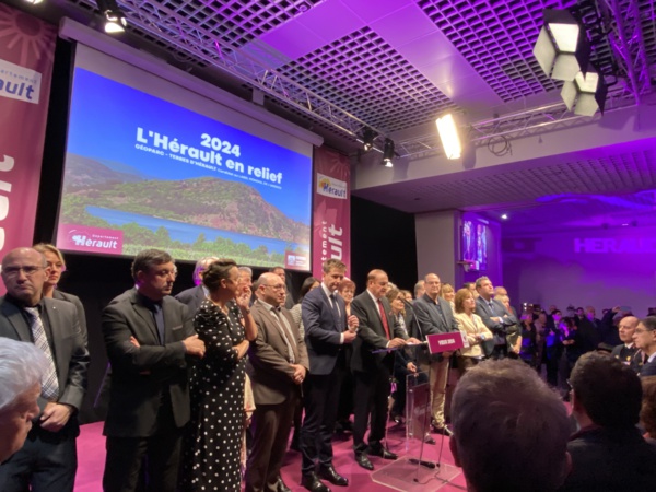 09 janvier 2024 - Montpellier - Cérémonie des voeux 2024 à l'hôtel du département 09 janvier 2024 - Montpellier - Cérémonie des voeux 2024 à l'hôtel du département