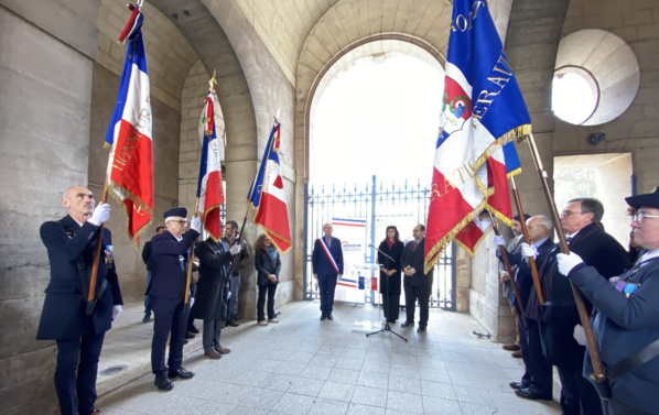 27 février 2024 - Montpellier - Lycée Joffre - Cérémonie en mémoire des élèves du lycée, Résistants, morts pour la France