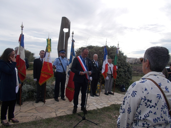 25 mai 2024 - Sète - Cérémonie du souvenir des victimes et héros de la déportation. 25 mai 2024 - Sète - Cérémonie du souvenir des victimes et héros de la déportation.
