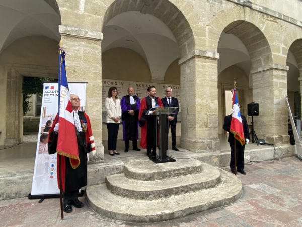 31 mai 2024 - Montpellier - Faculté de Droit et de Science politique - Cérémonie à la mémoire de deux étudiants Résistants morts pour la France 31 mai 2024 - Montpellier - Faculté de Droit et de Science politique - Cérémonie à la mémoire de deux étudiants Résistants morts pour la France