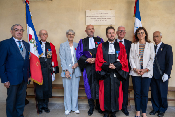 31 mai 2024 - Montpellier - Faculté de Droit et de Science politique - Cérémonie à la mémoire de deux étudiants Résistants morts pour la France 31 mai 2024 - Montpellier - Faculté de Droit et de Science politique - Cérémonie à la mémoire de deux étudiants Résistants morts pour la France