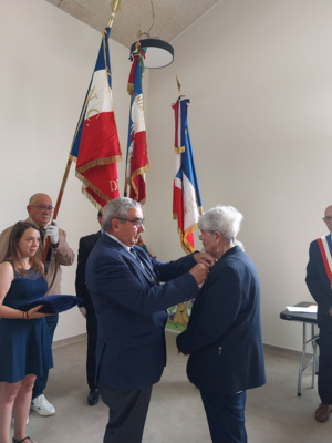 24 août 2024 - Roujan - Réception dans l'ordre national du Mérite de Colette JUSTE 24 août 2024 - Roujan - Réception dans l'ordre national du Mérite de Colette JUSTE