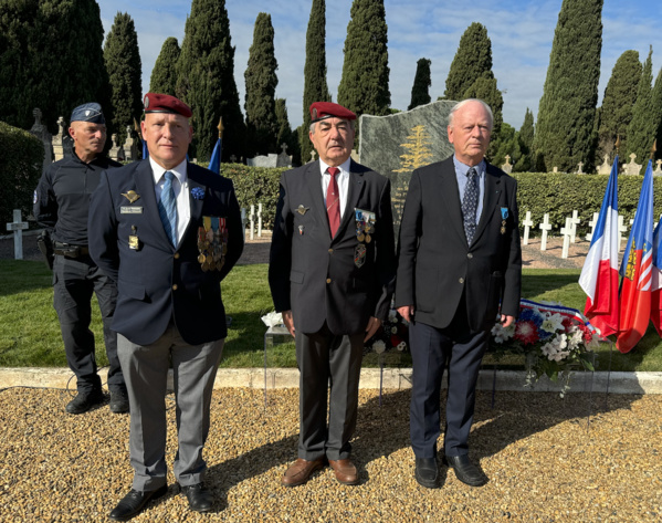 Daniel TAMAGNI, rescapé du Drakkar, Yvan MARCOU, Maurice ANDRÉ Daniel TAMAGNI, rescapé du Drakkar, Yvan MARCOU, Maurice ANDRÉ