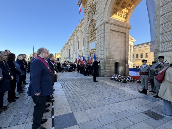 Lundi 11 novembre 2024 - Montpellier - 106° anniversaire de l'Armistice du 11 novembre 1918 Lundi 11 novembre 2024 - Montpellier - 106° anniversaire de l'Armistice du 11 novembre 1918