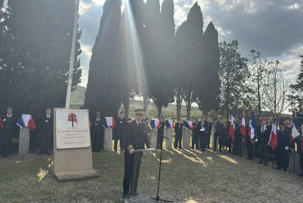Mercredi 26 mars 2025 - Villeneuve-les-Maguelones - Cérémonie en la mémoire des Résistants fusillés de la Madeleine Mercredi 26 mars 2025 - Villeneuve-les-Maguelones - Cérémonie en la mémoire des Résistants fusillés de la Madeleine