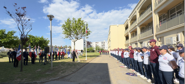 Jeudi 8 mai 2025 - Palavas-les-Flots - Cérémonie de clôture du séjour de cohésion du SNU. Jeudi 8 mai 2025 - Palavas-les-Flots - Cérémonie de clôture du séjour de cohésion du SNU.