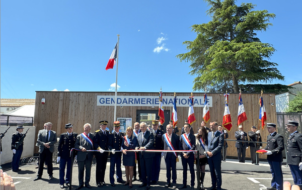 Lundi 12 mai 2025 - Pignan - Inauguration de la nouvelle gendarmerie en présence du ministre François-Noël BUFFET