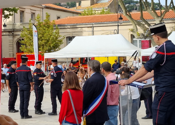 Jeudi 21 août 2025 - Sète - Passation de commandement au Centre de secours principal Jeudi 21 août 2025 - Sète - Passation de commandement au Centre de secours principal