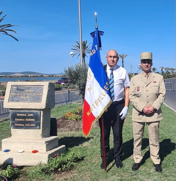 Samedi 6 septembre 2025 - Palavas-les-Flots - Hommage au maréchal de Lattre de Tassigny. Samedi 6 septembre 2025 - Palavas-les-Flots - Hommage au maréchal de Lattre de Tassigny.