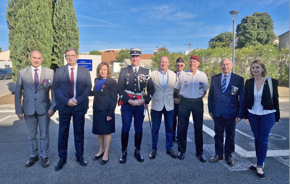 Lundi 15 septembre 2025 - Caserne Lepic - Montpellier - prise de commandement de l'escadron départemental de sécurité routière