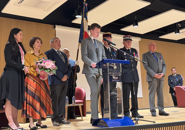 Samedi 25 octobre 2025 - Gignac - Réception dans l'Ordre d'Alex BEDES, médecin colonel des sapeurs-pompiers