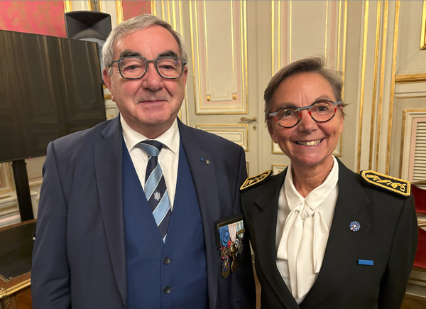Véronique MARTIN SAINT LÉON, sous-préfète et Yvan MARCOU