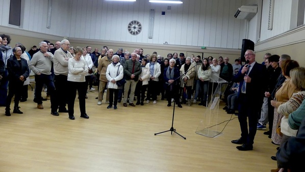 Vendredi 9 janvier 2026 - Saint-Félix-de-Lodez - Lors de ses vœux, le maire a salué l’engagement local Vendredi 9 janvier 2026 - Saint-Félix-de-Lodez - Lors de ses vœux, le maire a salué l’engagement local