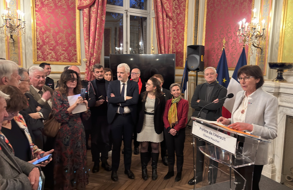 Jeudi 22 janvier 2026 - Montpellier - Voeux de Chantal MAUCHET, préfète de l'Hérault. Jeudi 22 janvier 2026 - Montpellier - Voeux de Chantal MAUCHET, préfète de l'Hérault.