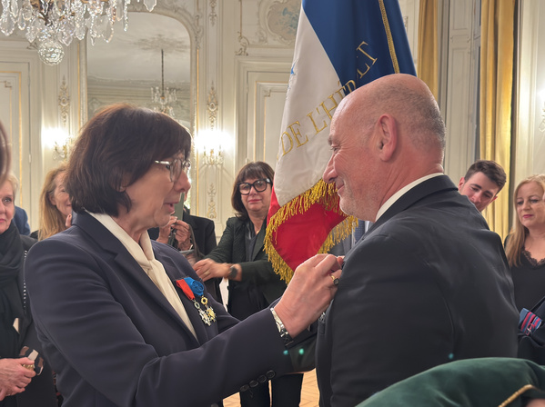 Jeudi 29 janvier 2026 - Montpellier - Frédéric LAFFORGUE, maire de Castelnau-le-Lez, a été fait chevalier dans l'ordre national du Mérite.