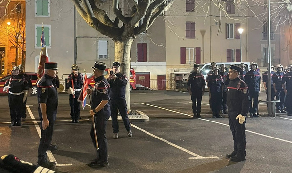 Mardi 3 février 2026 - Bédarieux - Passation de commandement au centre de secours du SDIS 34 Mardi 3 février 2026 - Bédarieux - Passation de commandement au centre de secours du SDIS 34