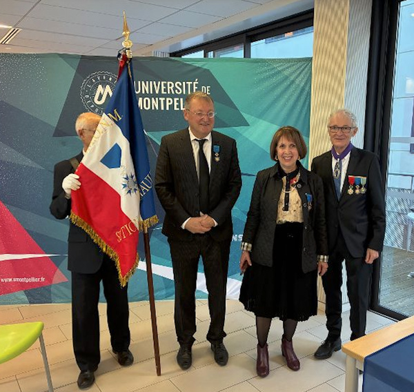 Jeudi 12 mars - Montpellier - Remise des insignes d'officier ONM au professeur Michel ROBERT Jeudi 12 mars - Montpellier - Remise des insignes d'officier ONM au professeur Michel ROBERT