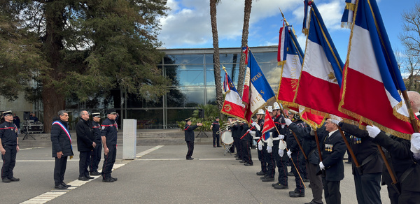 Lundi 30 mars 2026 - Sérignan - Passation de commandement au centre de secours SDIS 34