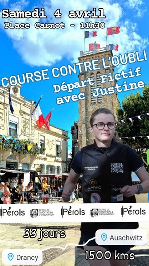 Course contre l'oubli - 1500 km - Drancy à Auschwitz-Birkenau Course contre l'oubli - 1500 km - Drancy à Auschwitz-Birkenau