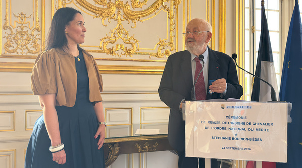 Vendredi 24 septembre 2026 - Versailles - Réception dans l'Ordre du Dr Stéphanie BOURION BEDES