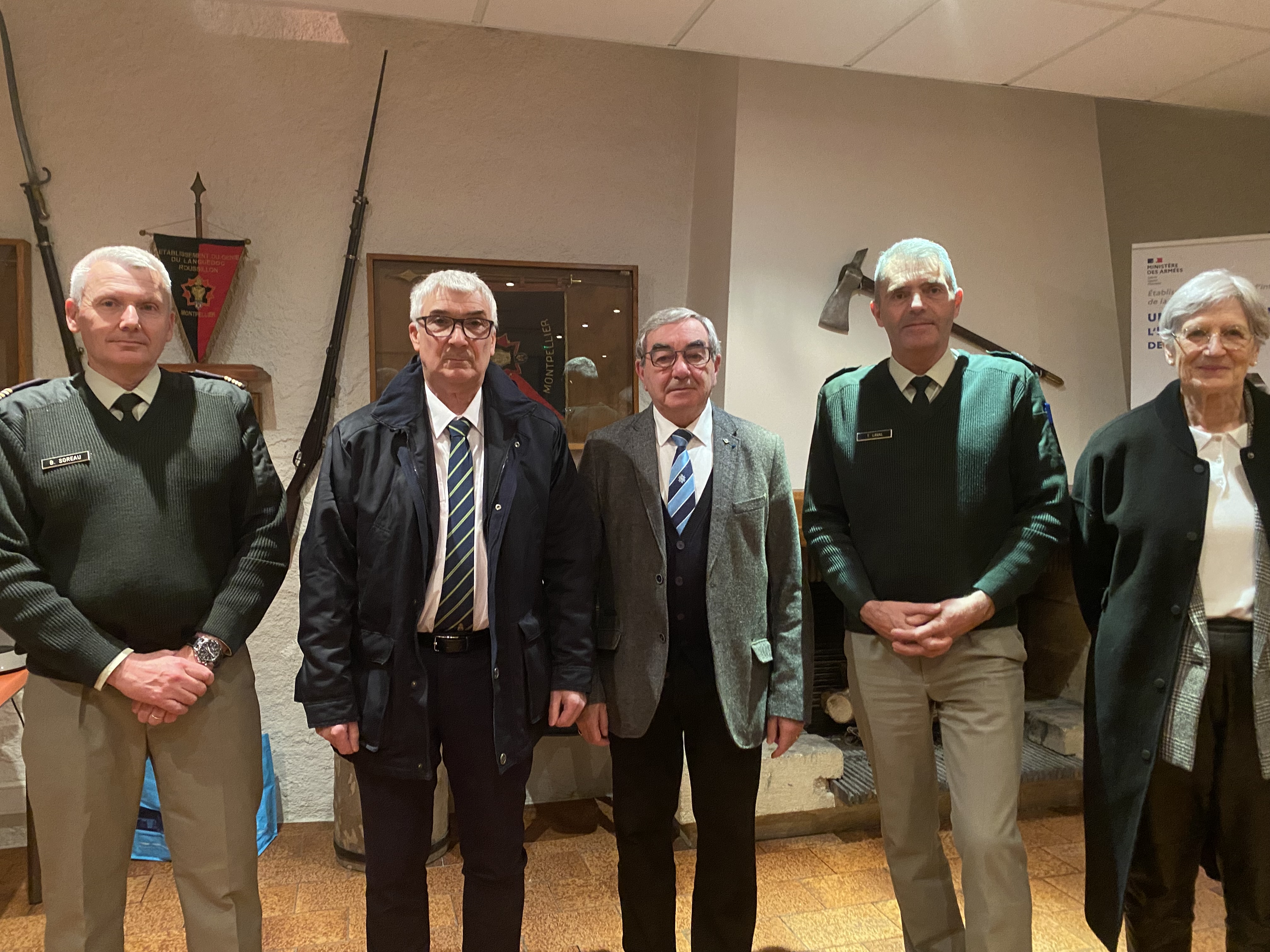 Montpellier - DMD 34 - 15 janvier 2024 - Rencontre avec le général de corps d'armée Thierry LAVAL