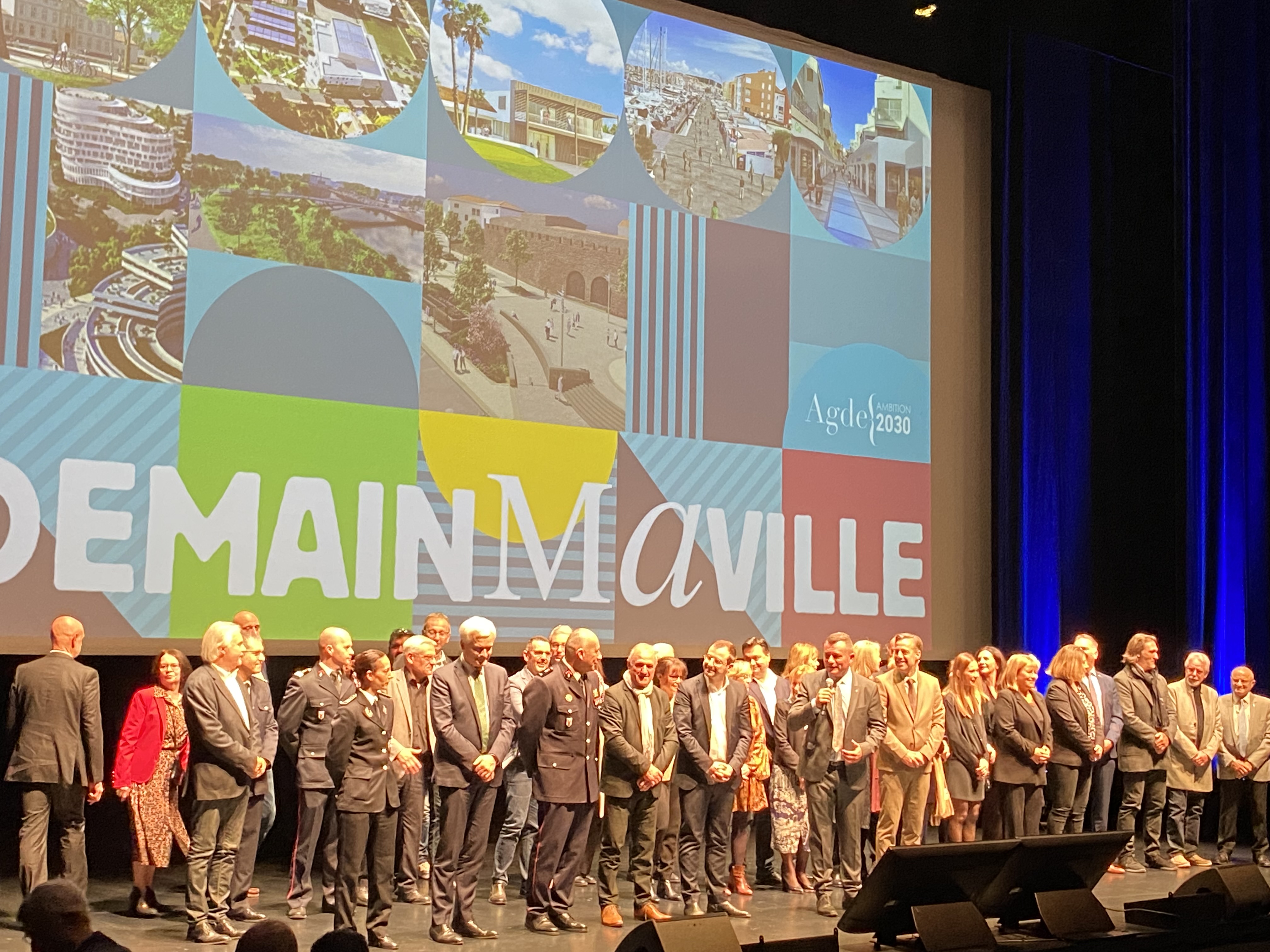 18 janvier 2024 - Cap d'Agde - Vœux du maire d"Agde " Demain ma ville " saison 2