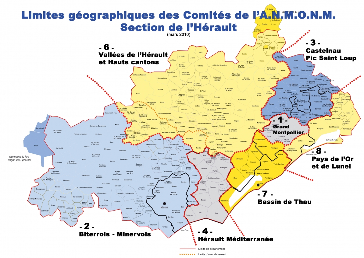 Présentation de la section de l'Hérault