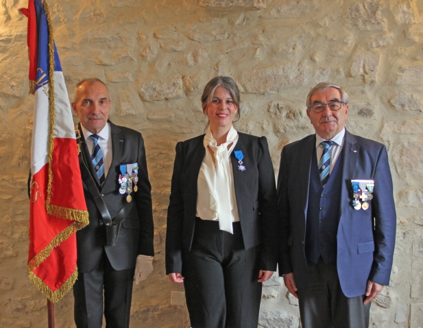 18 mars 2022 - TEYRAN - Réception dans l'Ordre de Mme Jennifer HAMSALLEM