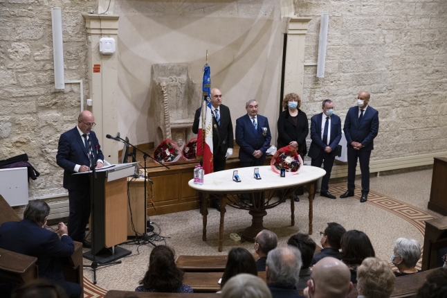 6 novembre 2021 - Montpellier - Réception dans l'ordre de M.François BERARD, de Mme Brigitte FRANZI et M Thierry VELEINE.