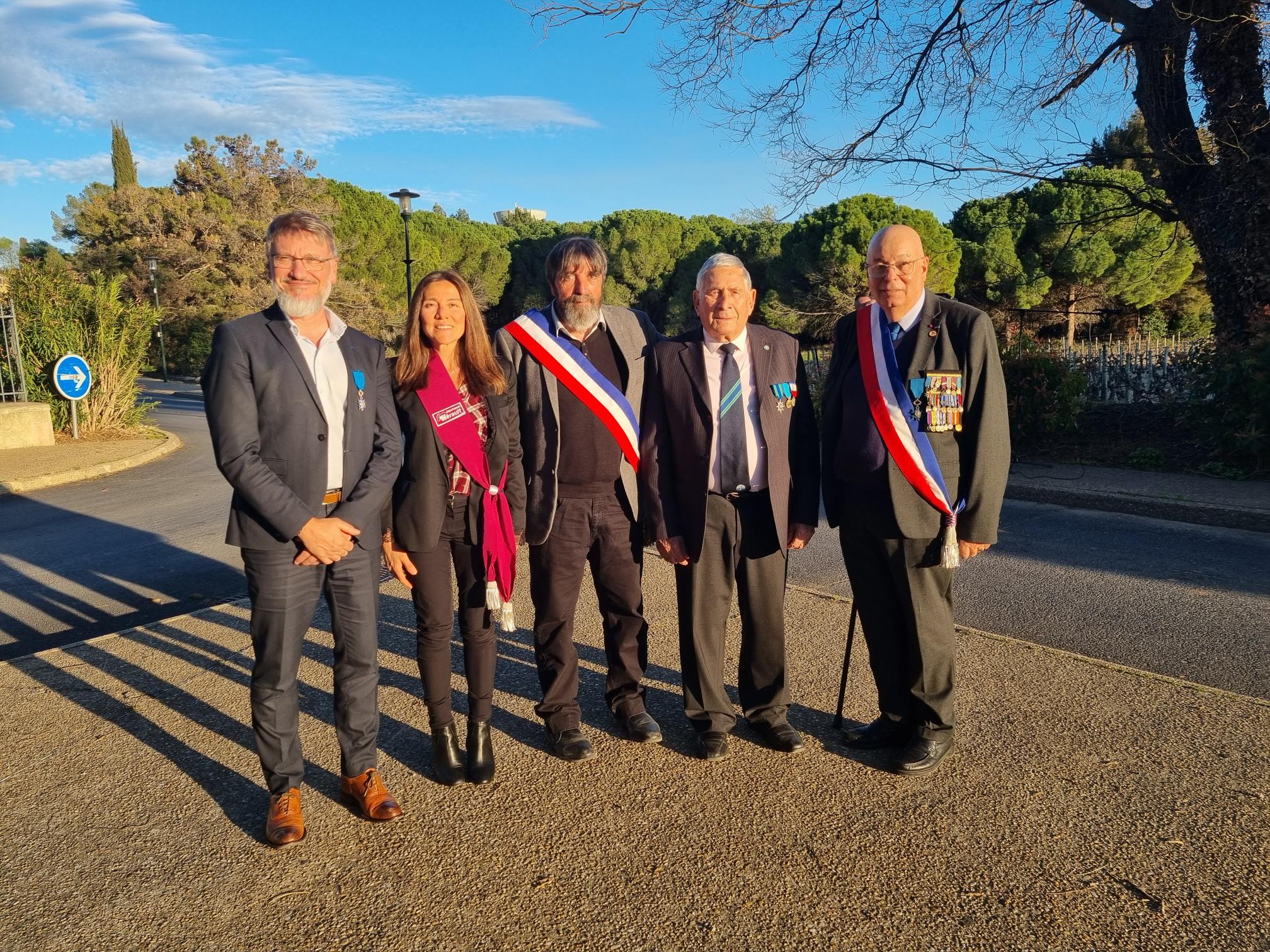 19 mars 2024 - Loupian - Journée nationale du Souvenir à la mémoire des victimes civiles et militaires de la guerre d'Algérie et des combats en Tunisie et au Maroc.