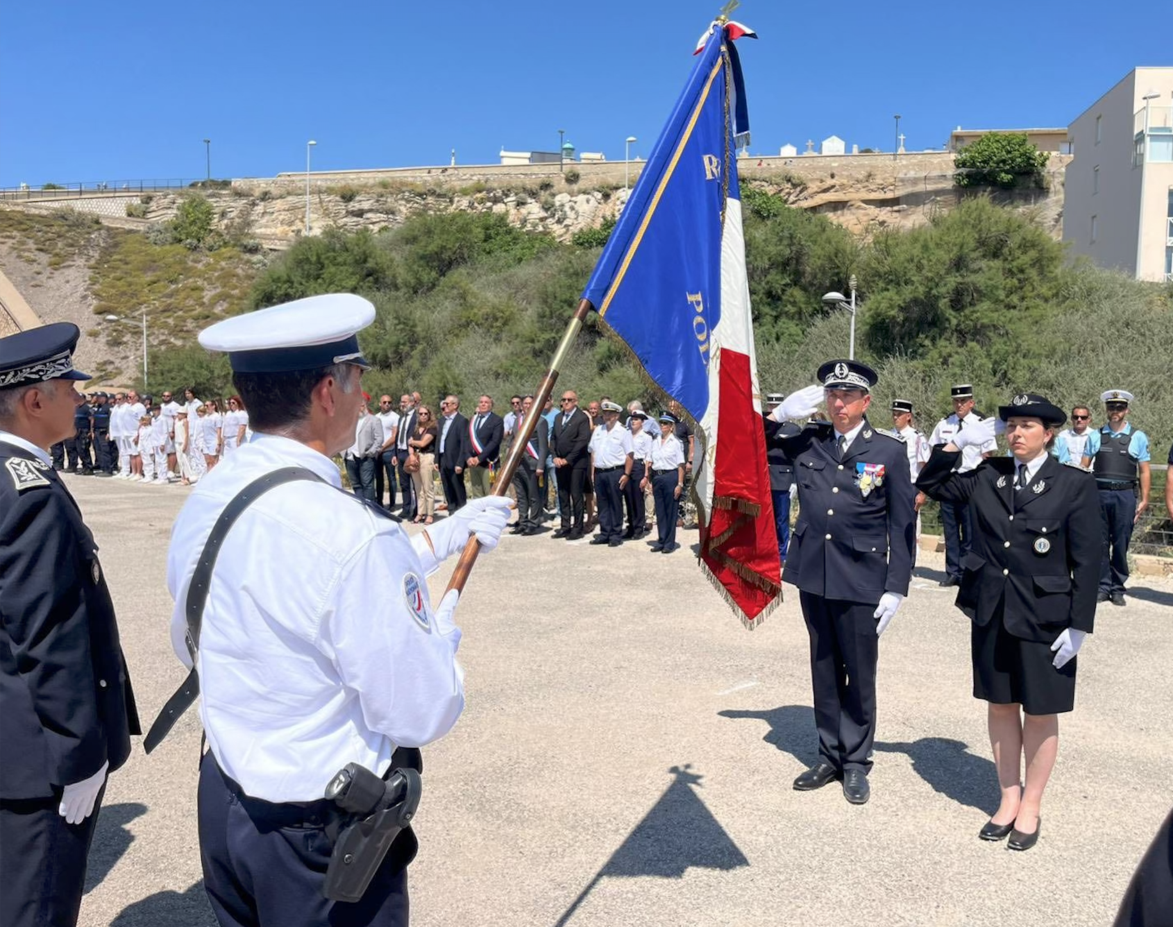 Lundi 16 juin - Sète - Installation de la commissaire de police Marine SELLES