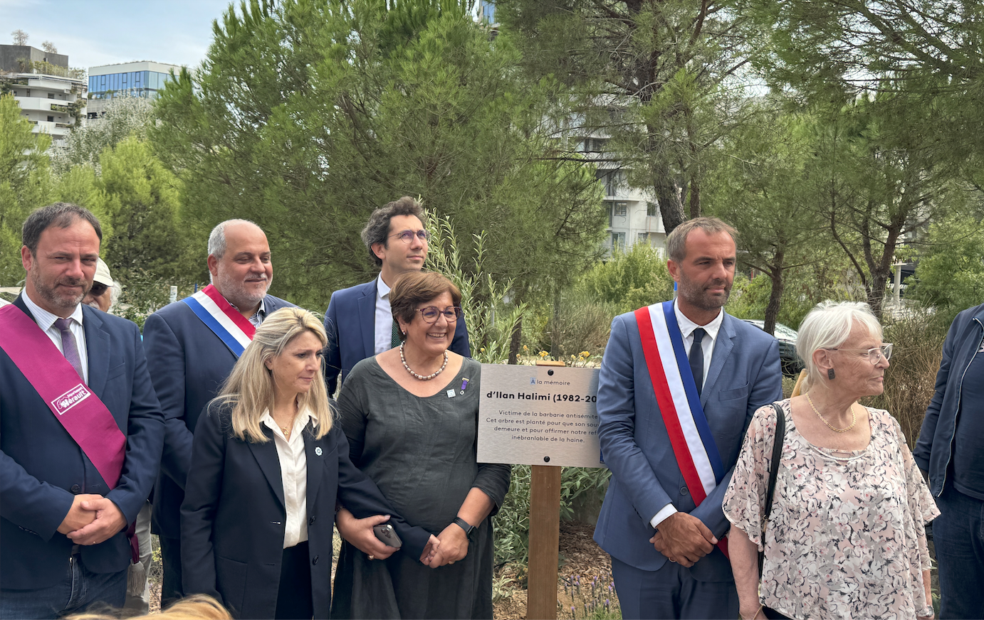 Vendredi 12 septembre 2025 - Montpellier - Plantation d'un olivier en hommage à Ilan Halimi