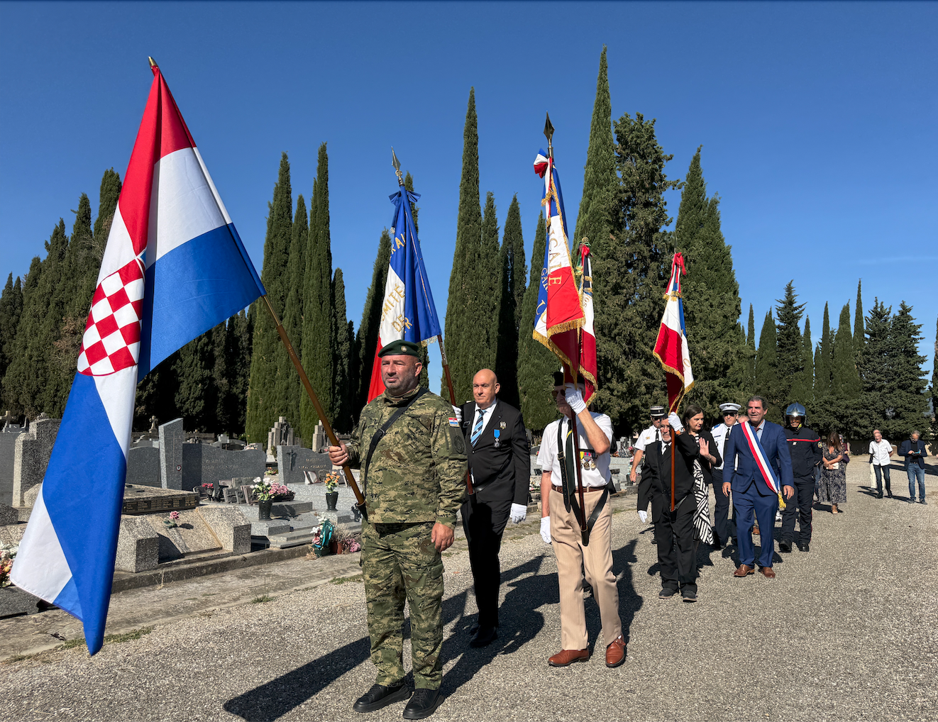 Mardi 16 septembre 2025 - Gignac - Cérémonie en hommage aux deux généraux d'Empire Michel Marie CLAPARÈDE et Marc SLIVARICH de HELDEBOURG