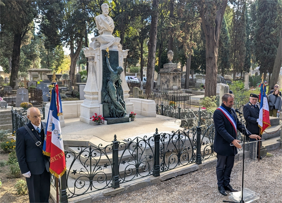 Vendredi 28 novembre 2025 - Montpellier - Cérémonie en mémoire de Frédéric BAZILLE
