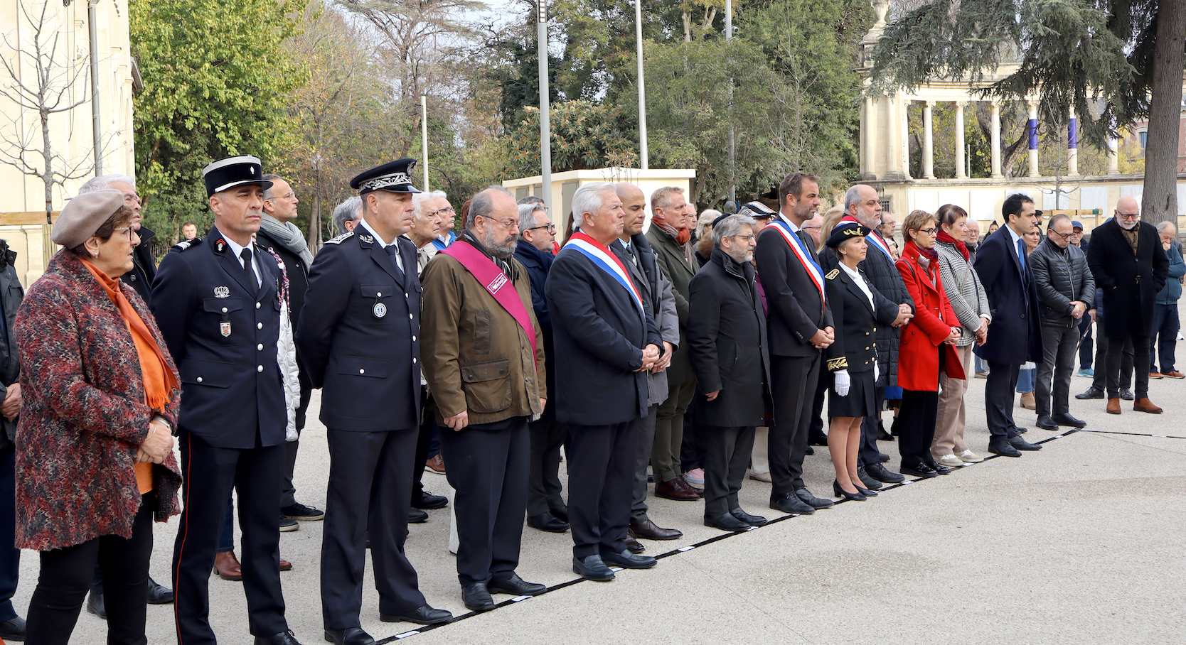Dimanche 30 novembre 2025 - Montpellier - Dévoilement de la stèle à la mémoire des juifs déportés de Montpellier et de l'Hérault