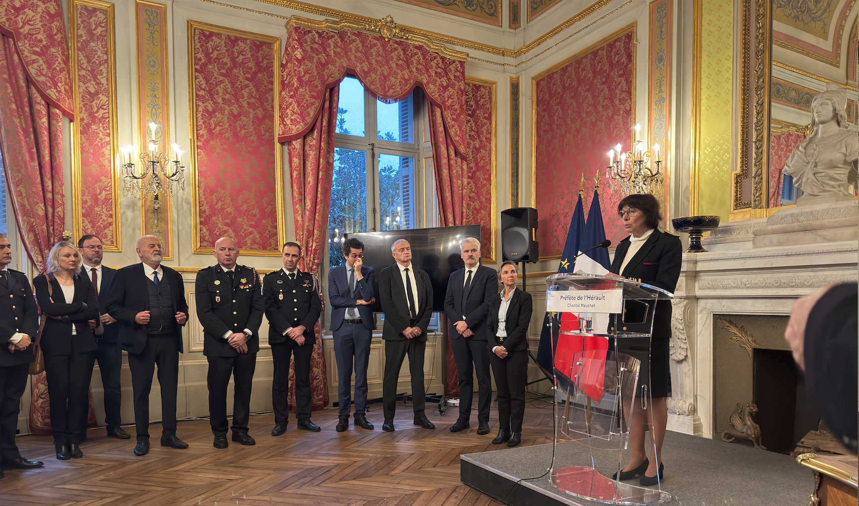 Lundi 22 décembre 2025 - Montpellier - Prise de fonctions de Chantal MAUCHET, préfète de l'Hérault