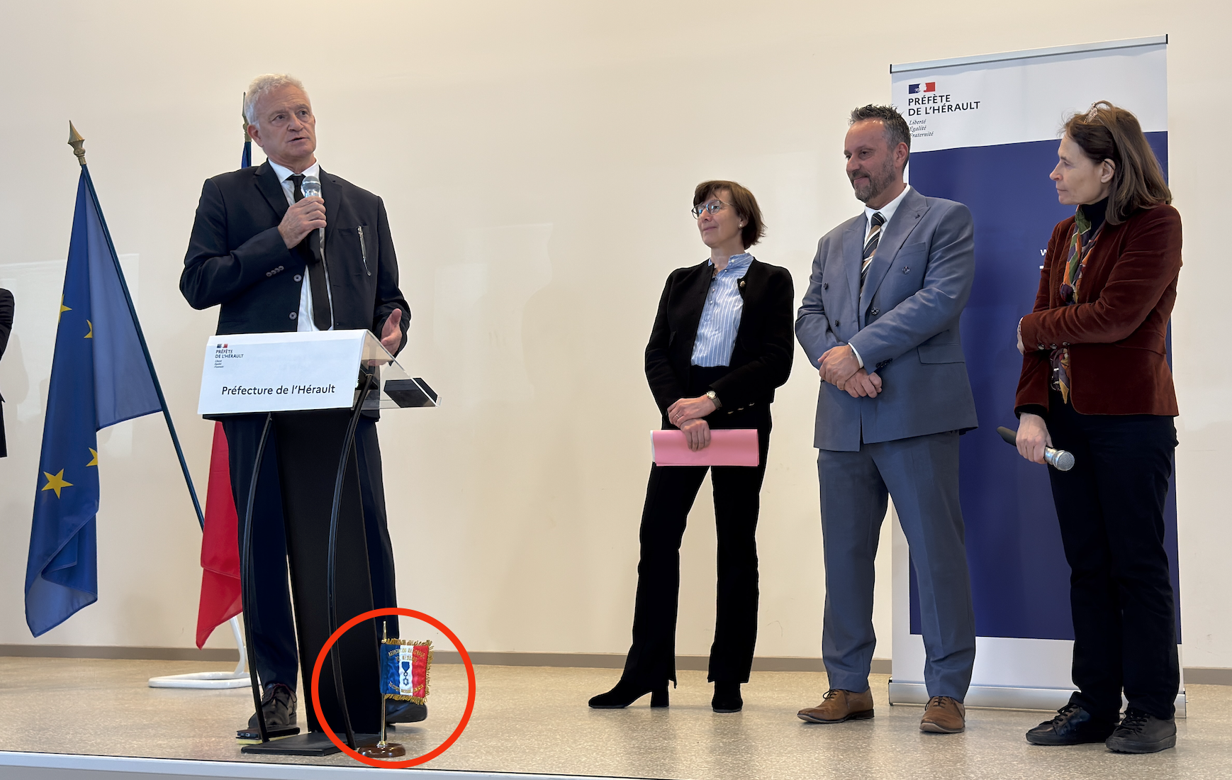 Vendredi 27 mars 2026 - Le Bosc - Cérémonie pour le départ d'Éric SUZANNE, sous-préfet de Lodève