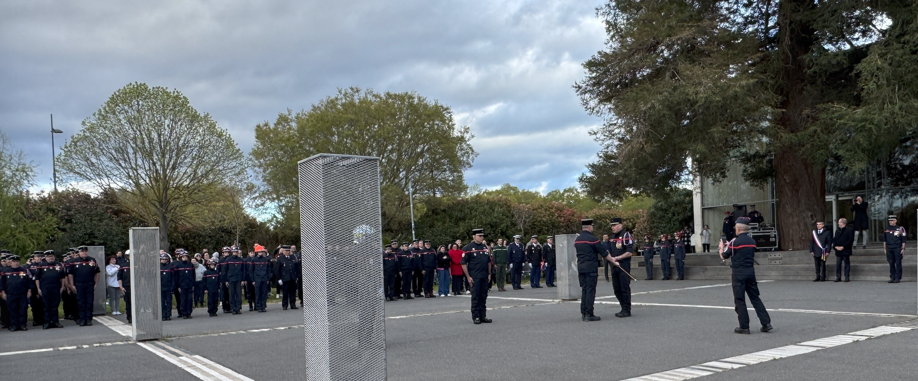 Lundi 30 mars 2026 - Sérignan - Passation de commandement au centre de secours SDIS 34