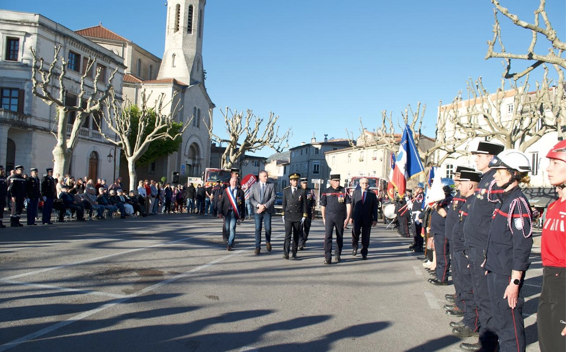 Mardi 7 avril 2026 - Ganges - Passation de commandement au centre de secours SDIS 34.