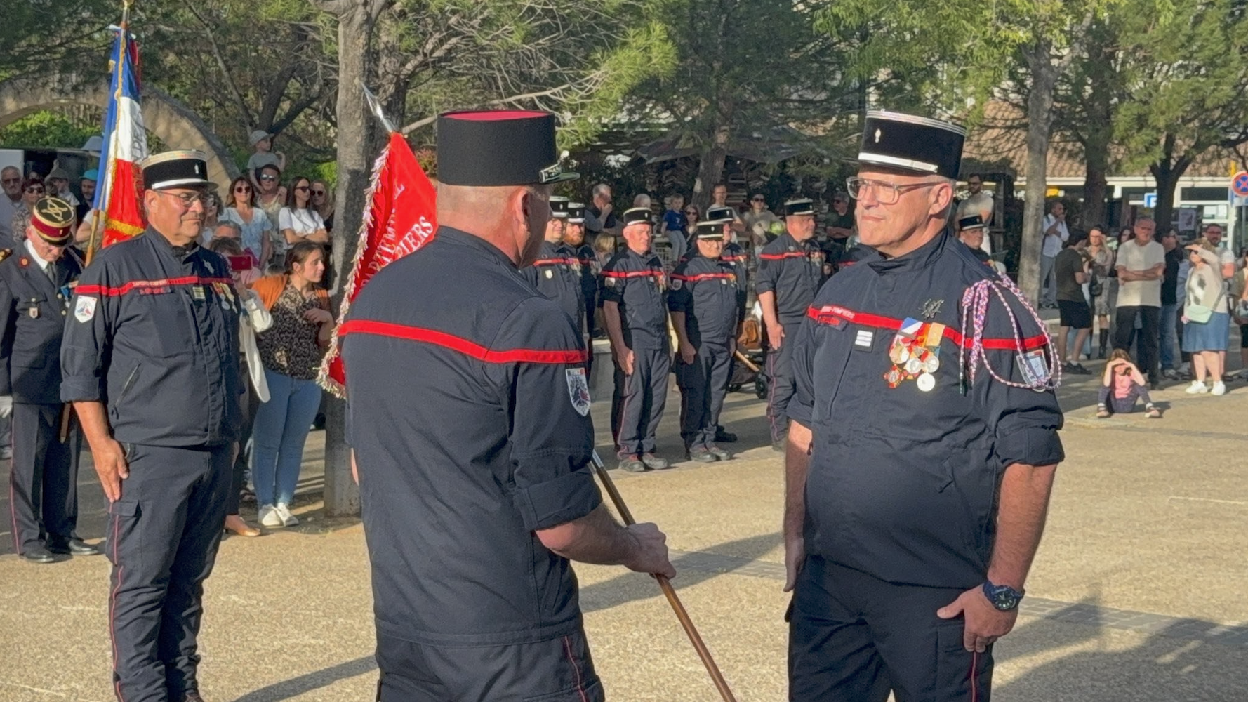 Vendredi 10 avril 2026 - Aniane - Passation de commandement au centre de secours du SDIS 34 