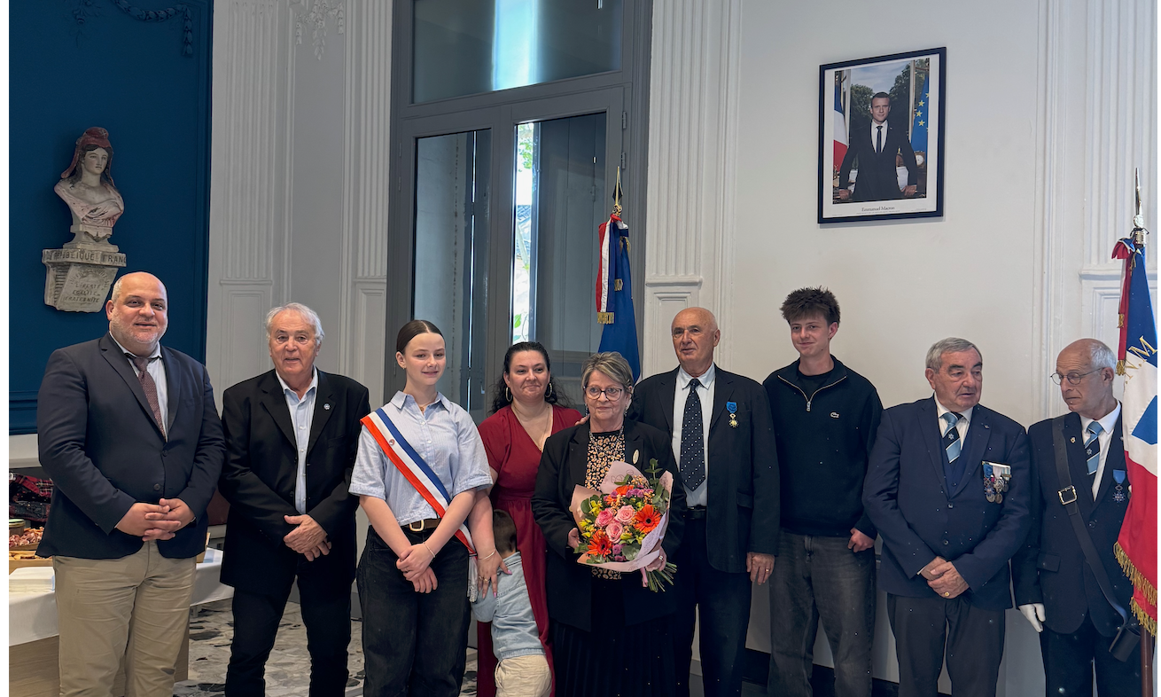 Vendredi 17 avril 2026 - Marsillargues - Remise de l'insigne d'officier dans l'ordre national du Mérite à Daniel RIGAUD