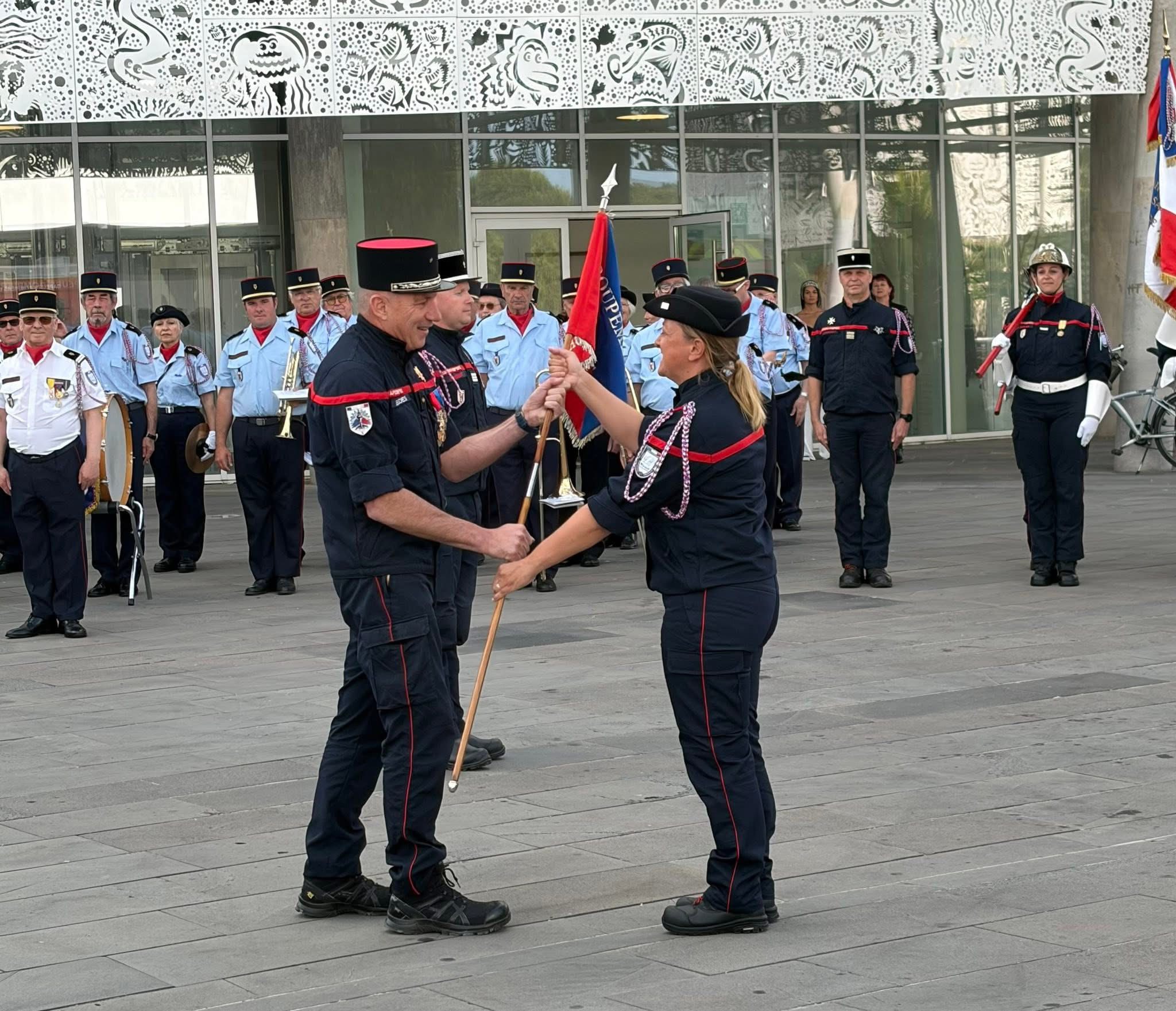 Lundi 18 mai 2026 - Cap d'Agde - Passation de commandement du centre de secours.