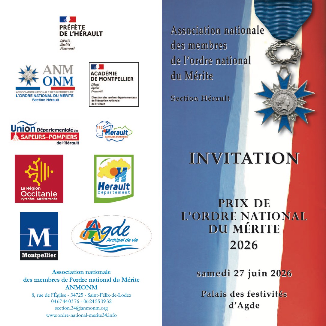 Samedi 27 juin 2026 - Agde - Assemblée générale et remise des prix départementaux.