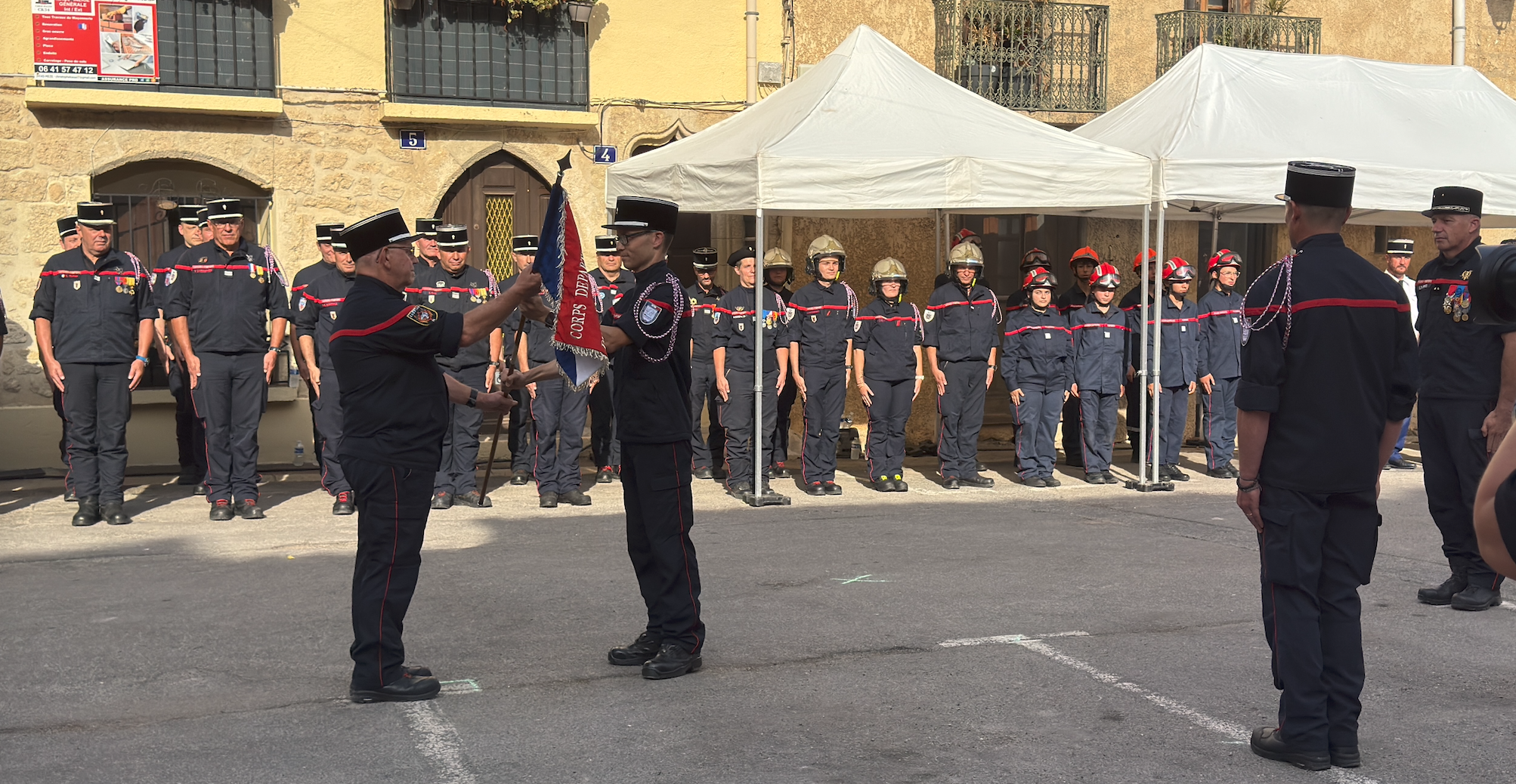 Mardi 16 juin 2026 - Loupian - Passation de commandement du centre de secours SDIS 34