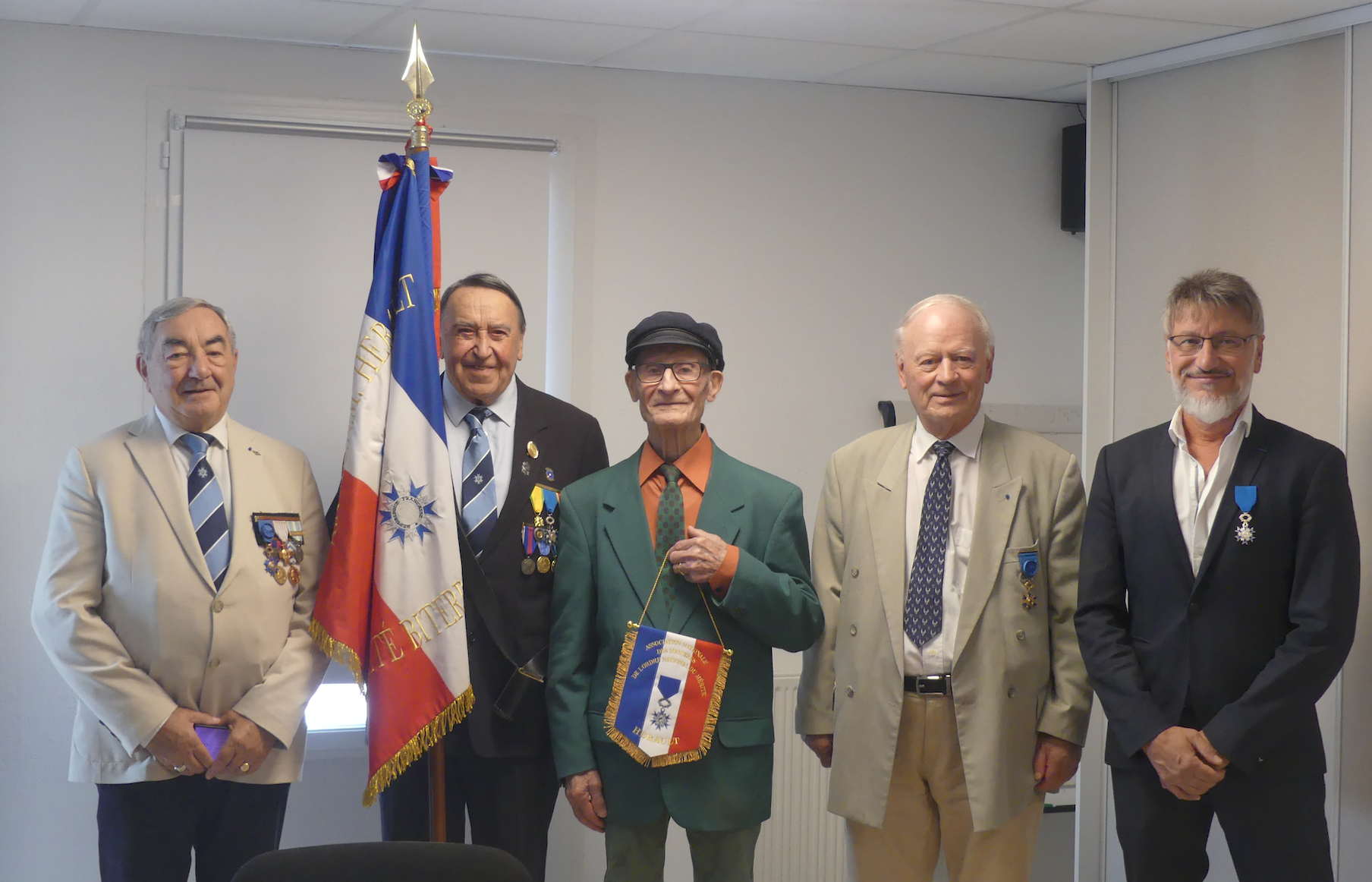 Yvan MARCOU - Michel LATORRE - Serge BOUSQUET - Maurice ANDRÉ - Marc PIMPETERRE